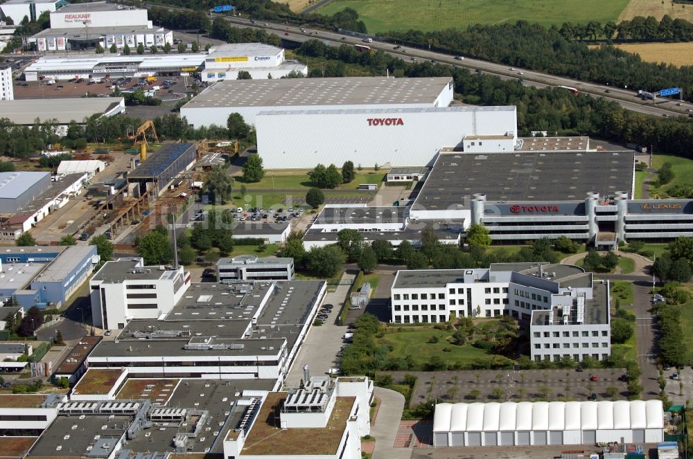 Luftaufnahme Köln - Gebäudekomplex des Senders WDR Produktionsgelände am Freimersdorfer Weg im Ortsteil Bocklemünd in Köln im Bundesland Nordrhein-Westfalen, Deutschland