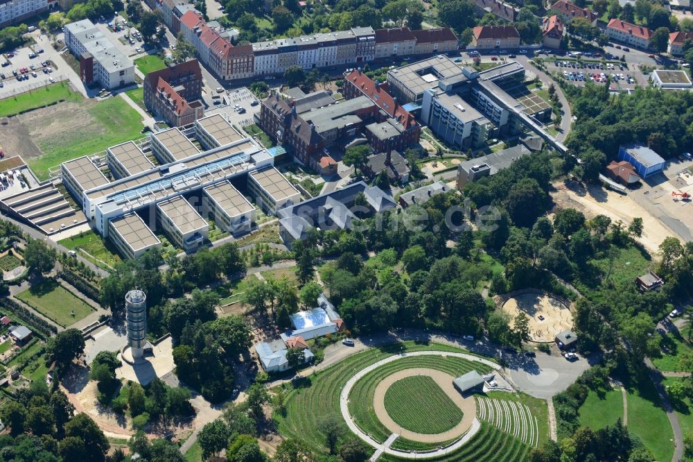 Luftbild Brandenburg - Gebäudekomplex der Städtisches Klinikum Brandenburg GmbH in Brandenburg