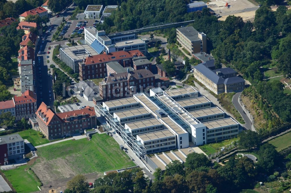 Luftbild Brandenburg - Gebäudekomplex der Städtisches Klinikum Brandenburg GmbH in Brandenburg