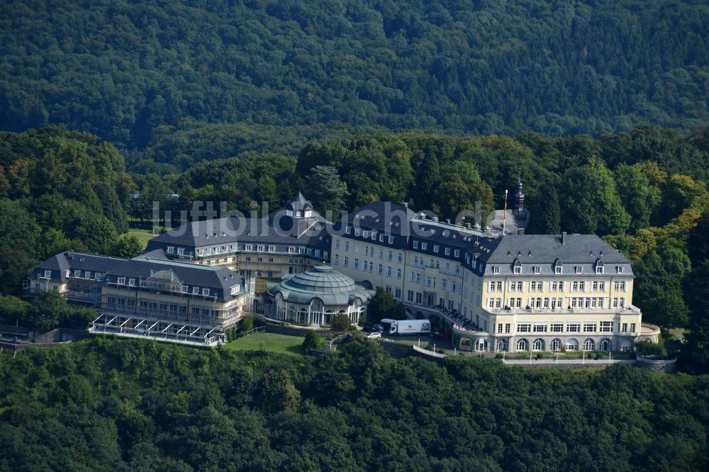 Luftbild Königswinter - Gebäudekomplex Steigenberger Grandhotel & Spa Petersberg in Königswinter im Bundesland Nordrhein-Westfalen, Deutschland