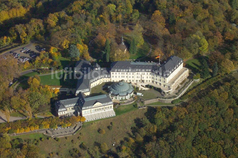 Luftbild Königswinter - Gebäudekomplex Steigenberger Grandhotel & Spa Petersberg in Königswinter im Bundesland Nordrhein-Westfalen, Deutschland