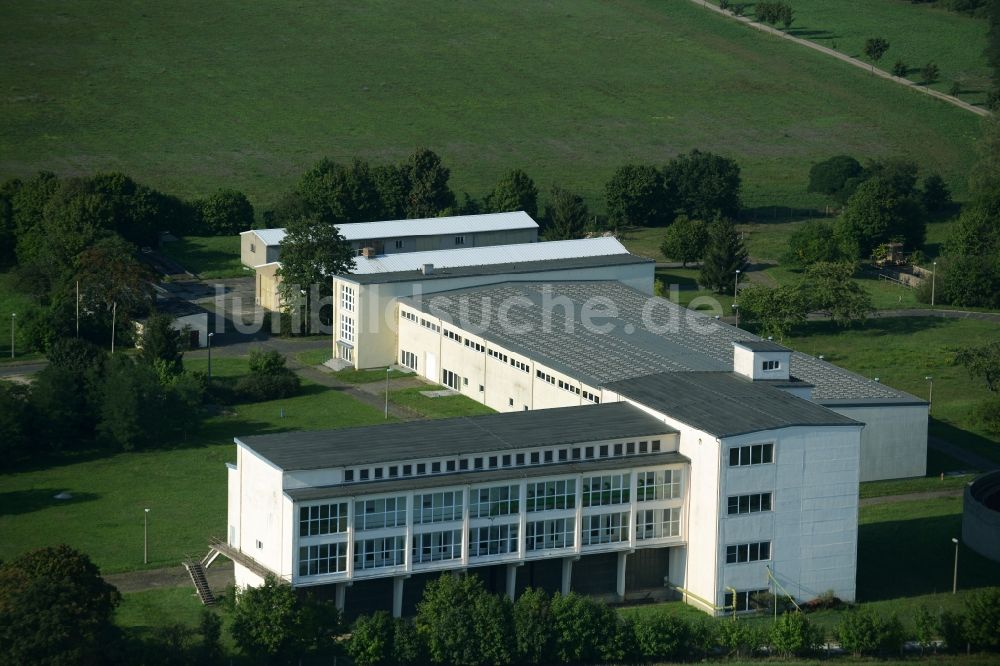 Luftbild Bad Schmiedeberg - Gebäudekomplex des Wasserwerkes in Bad Schmiedeberg im Bundesland Sachsen-Anhalt