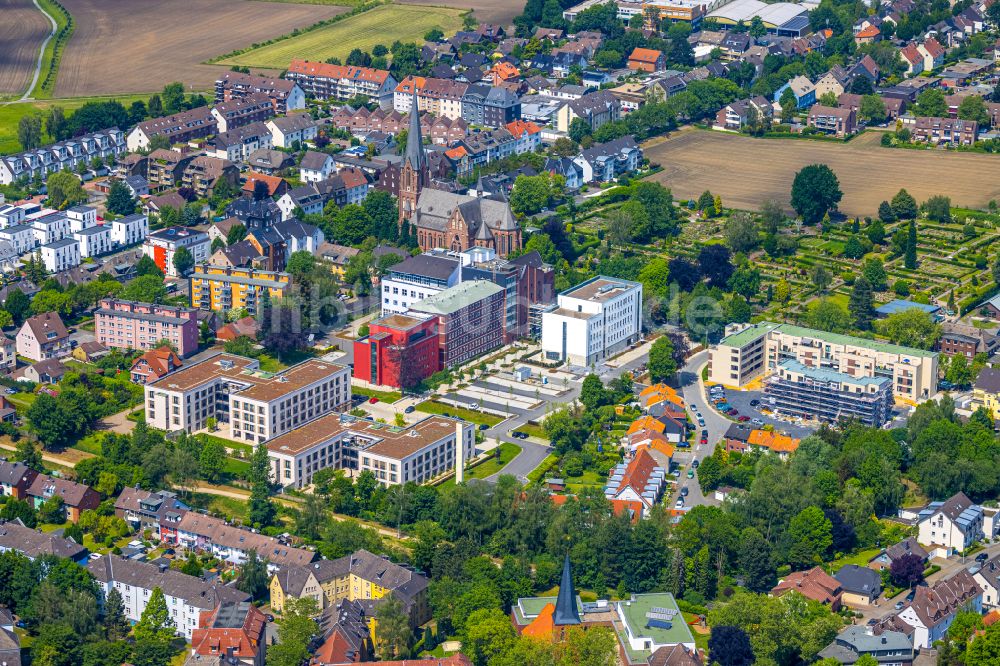 Luftbild Herne - Gebäudekomplex des Weiterbildungs- und Bildungszentrums Bildungszentrum Ruhr der St. Elisabeth Gruppe in Herne im Bundesland Nordrhein-Westfalen, Deutschland