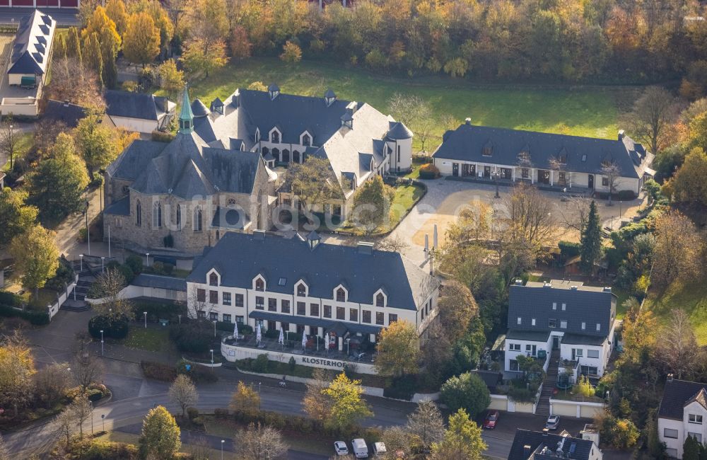 Bochum aus der Vogelperspektive: Gebäudekomplex des Zisterzienserklosters im Ortsteil Stiepel in Bochum im Bundesland Nordrhein-Westfalen