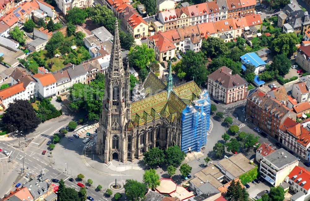 Luftbild Speyer - Gedächtniskirche der Protestation in Speyer im Bundesland Rheinland-Pfalz