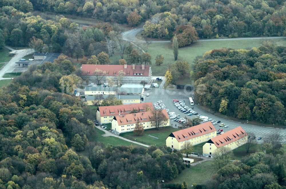 Luftaufnahme Weimar - Gedenkstätte KZ Buchenwald auf dem Ettersberg bei Weimar in Thüringen