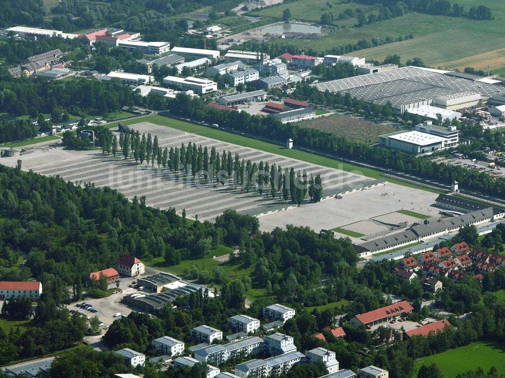 Dachau von oben - Gedenkstätte Dachau