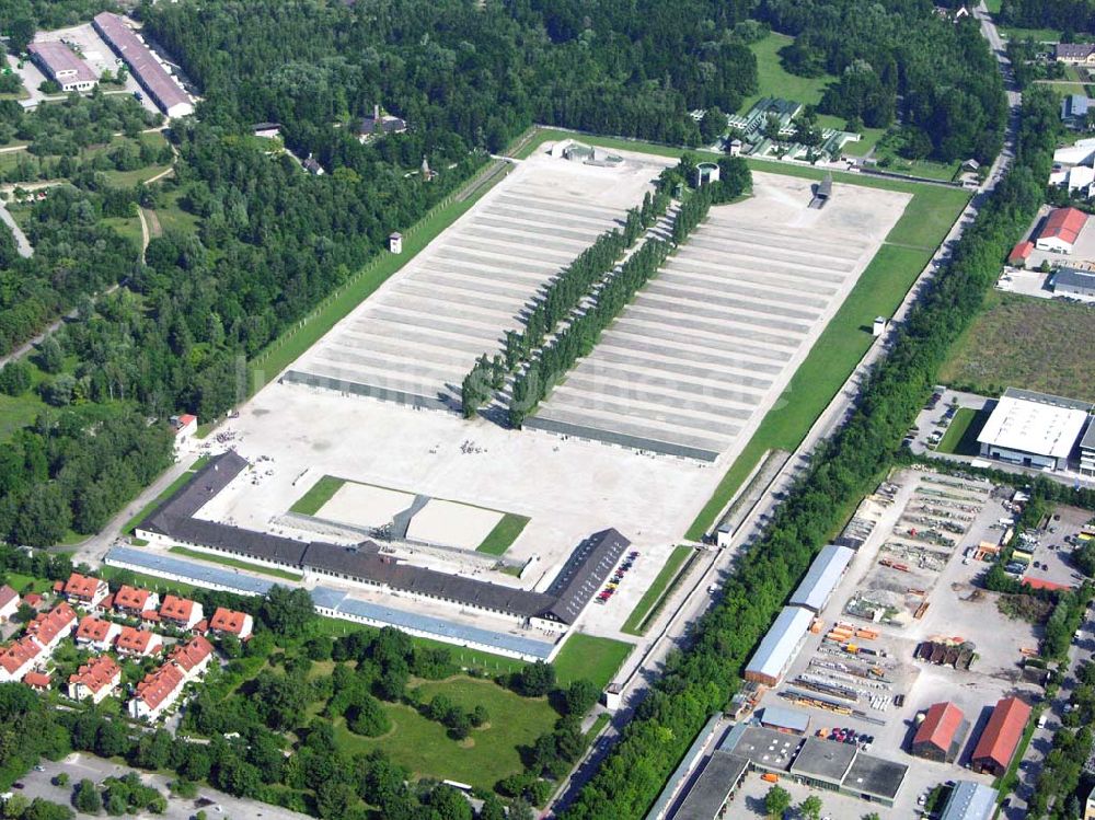 Luftaufnahme Dachau - Gedenkstätte Dachau