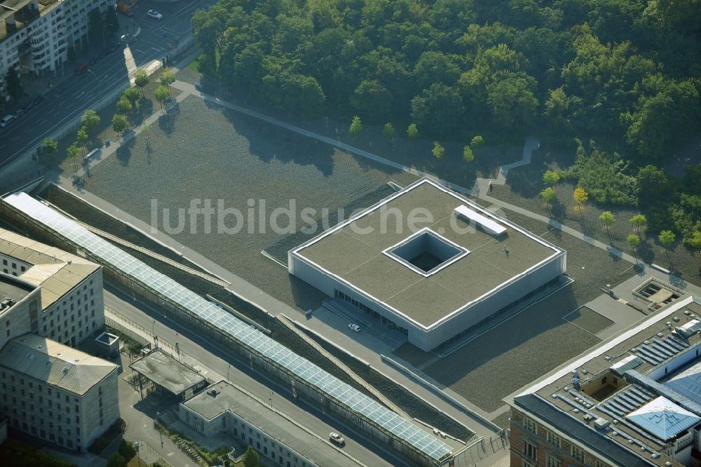 Luftbild Berlin - Gedenkstätte / Denkmal der Stiftung Topographie des Terrors in Berlin - Kreuzberg