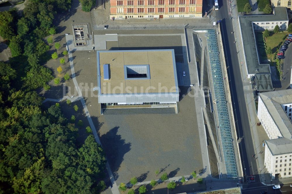 Luftbild Berlin - Gedenkstätte / Denkmal der Stiftung Topographie des Terrors in Berlin - Kreuzberg