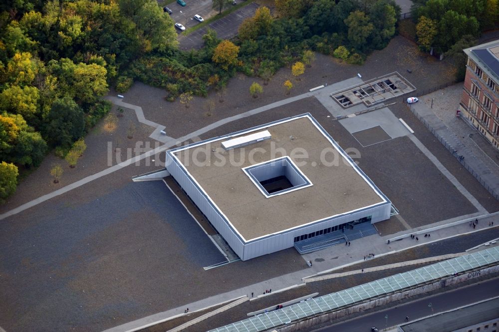 Luftbild Berlin - Gedenkstätte / Denkmal der Stiftung Topographie des Terrors in Berlin - Kreuzberg