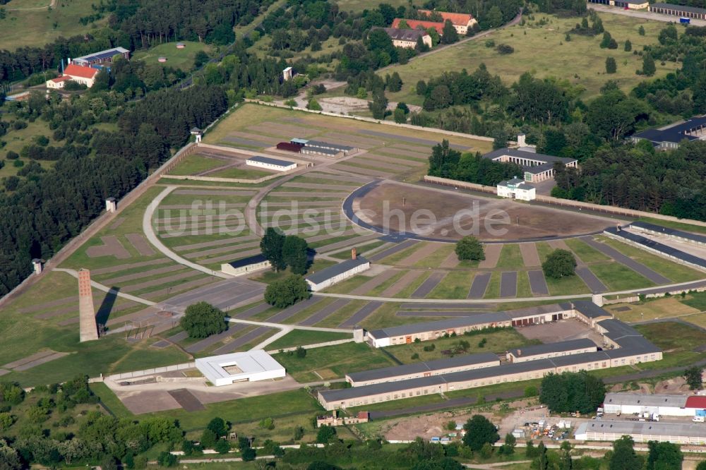 Luftbild Oranienburg - Gedenkstätte für das ehemalige Konzentrationslager Sachsenhausen im Bundesland Brandenburg