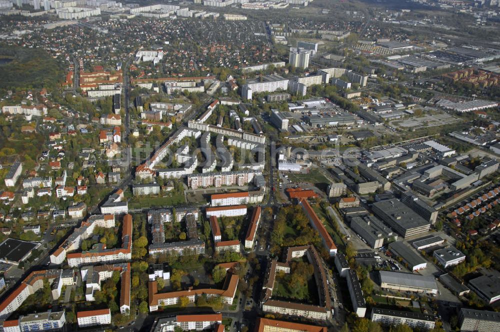 Berlin aus der Vogelperspektive: Gedenkstätte der Haftanstalt in Berlin Hohenschönhausen