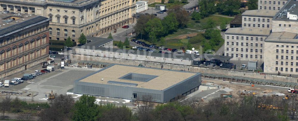 Luftaufnahme Berlin - Gedenkstätte Topographie des Terrors in Berlin-Kreuzberg