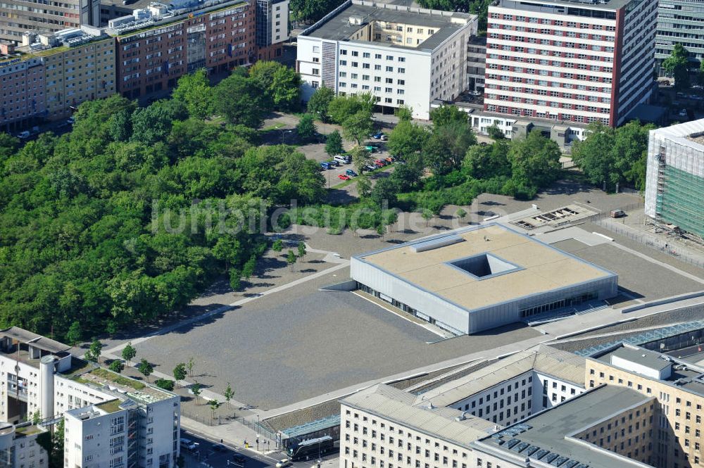 Berlin Kreuzberg aus der Vogelperspektive: Gedenkstätte Topographie des Terrors in Berlin-Kreuzberg