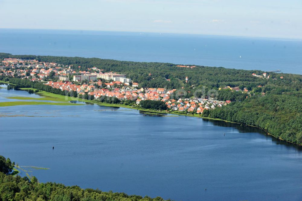 Luftaufnahme Ostseebad Graal Müritz - Geflutetes Landschaftsschutzgebiet ?Tabakwiesen? am Ostseeheilbad Graal-Müritz