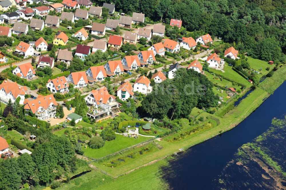 Ostseebad Graal Müritz von oben - Geflutetes Landschaftsschutzgebiet ?Tabakwiesen? am Ostseeheilbad Graal-Müritz