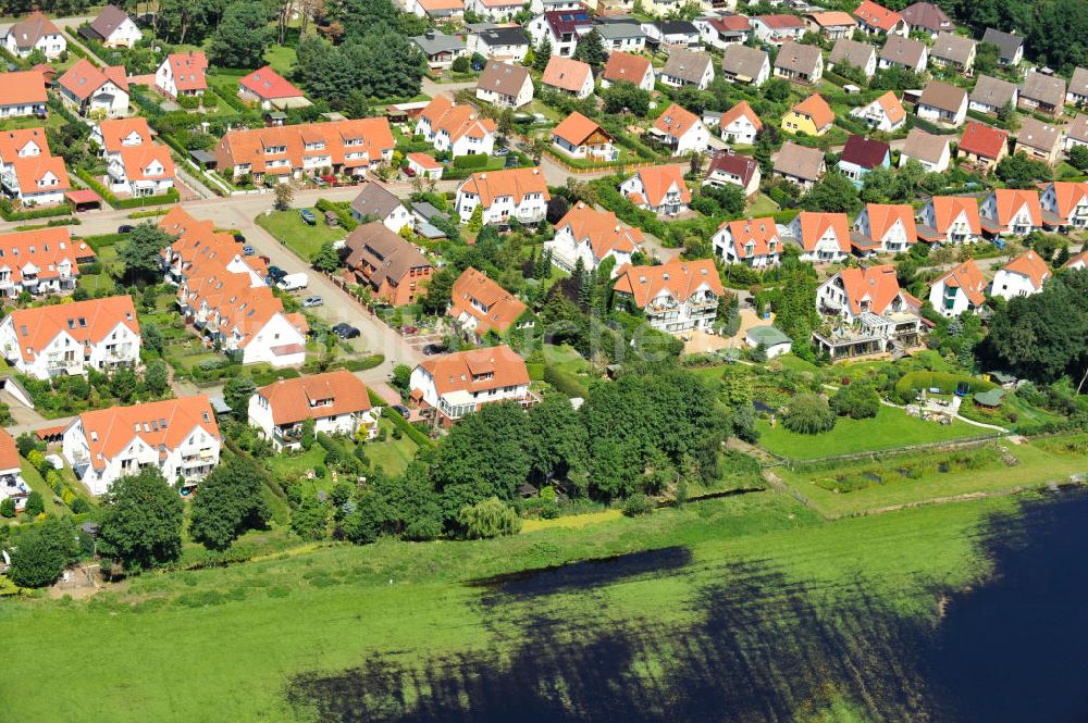 Ostseebad Graal Müritz aus der Vogelperspektive: Geflutetes Landschaftsschutzgebiet ?Tabakwiesen? am Ostseeheilbad Graal-Müritz