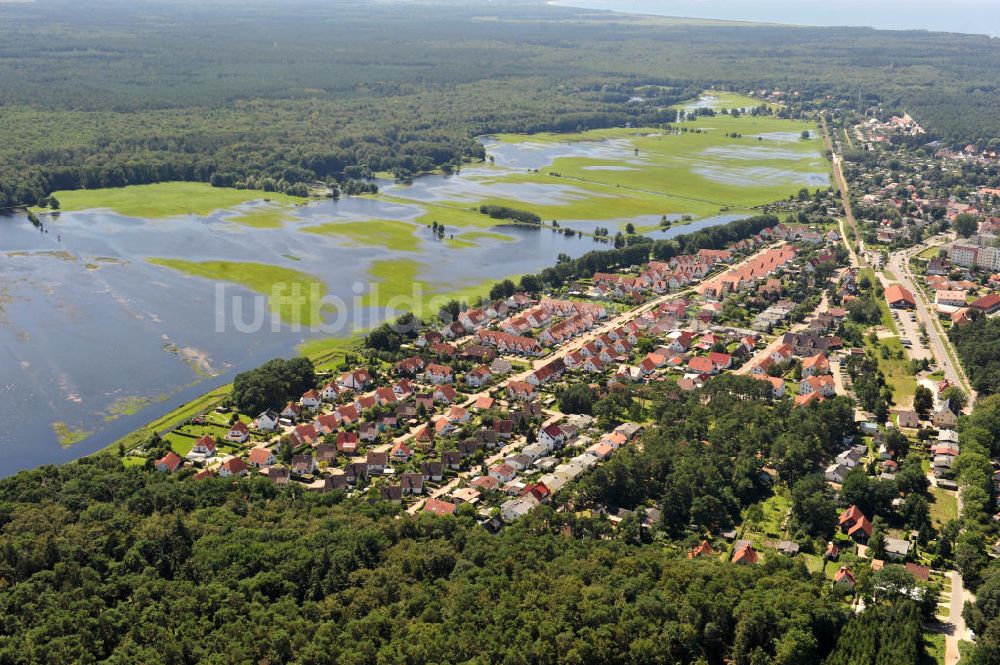 Luftaufnahme Ostseebad Graal Müritz - Geflutetes Landschaftsschutzgebiet ?Tabakwiesen? am Ostseeheilbad Graal-Müritz