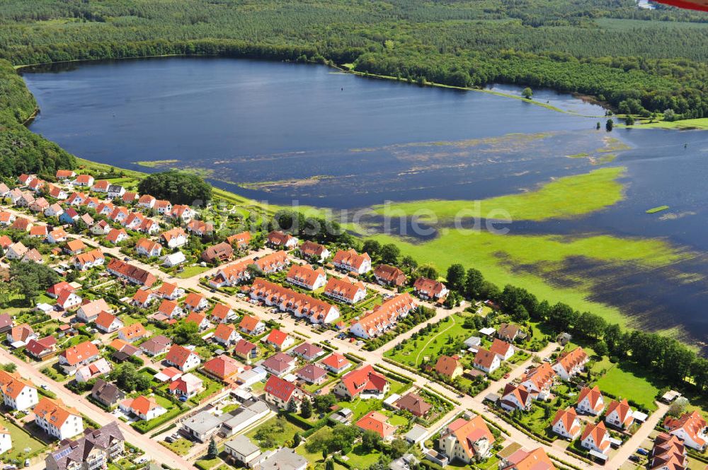 Ostseebad Graal Müritz von oben - Geflutetes Landschaftsschutzgebiet ?Tabakwiesen? am Ostseeheilbad Graal-Müritz