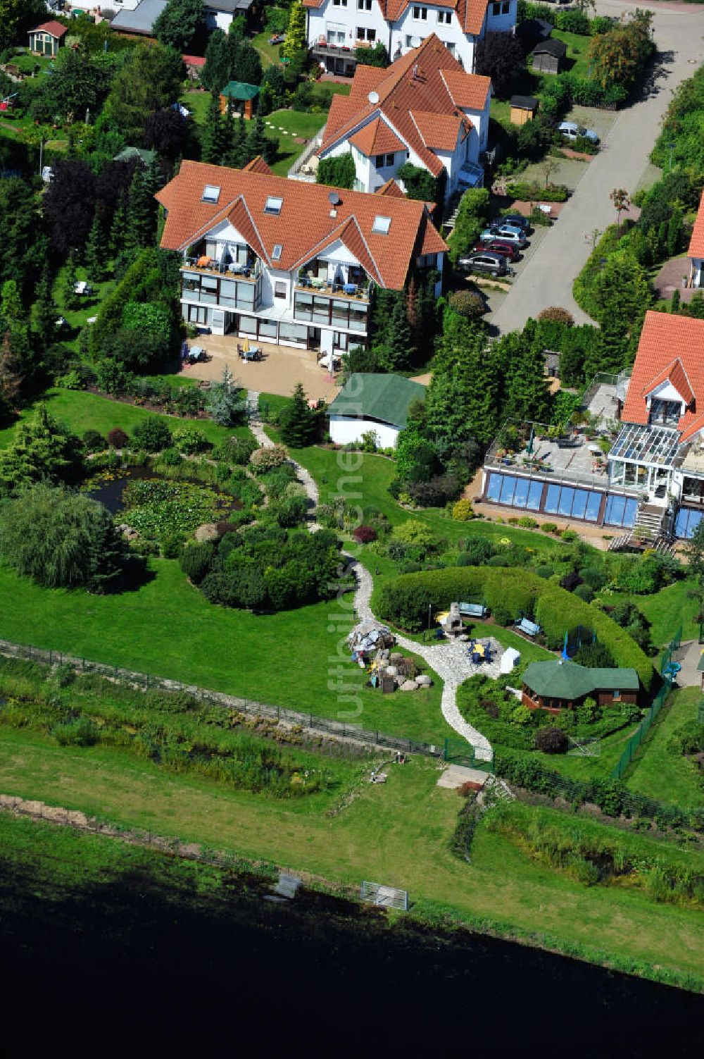 Ostseebad Graal Müritz aus der Vogelperspektive: Geflutetes Landschaftsschutzgebiet ?Tabakwiesen? am Ostseeheilbad Graal-Müritz