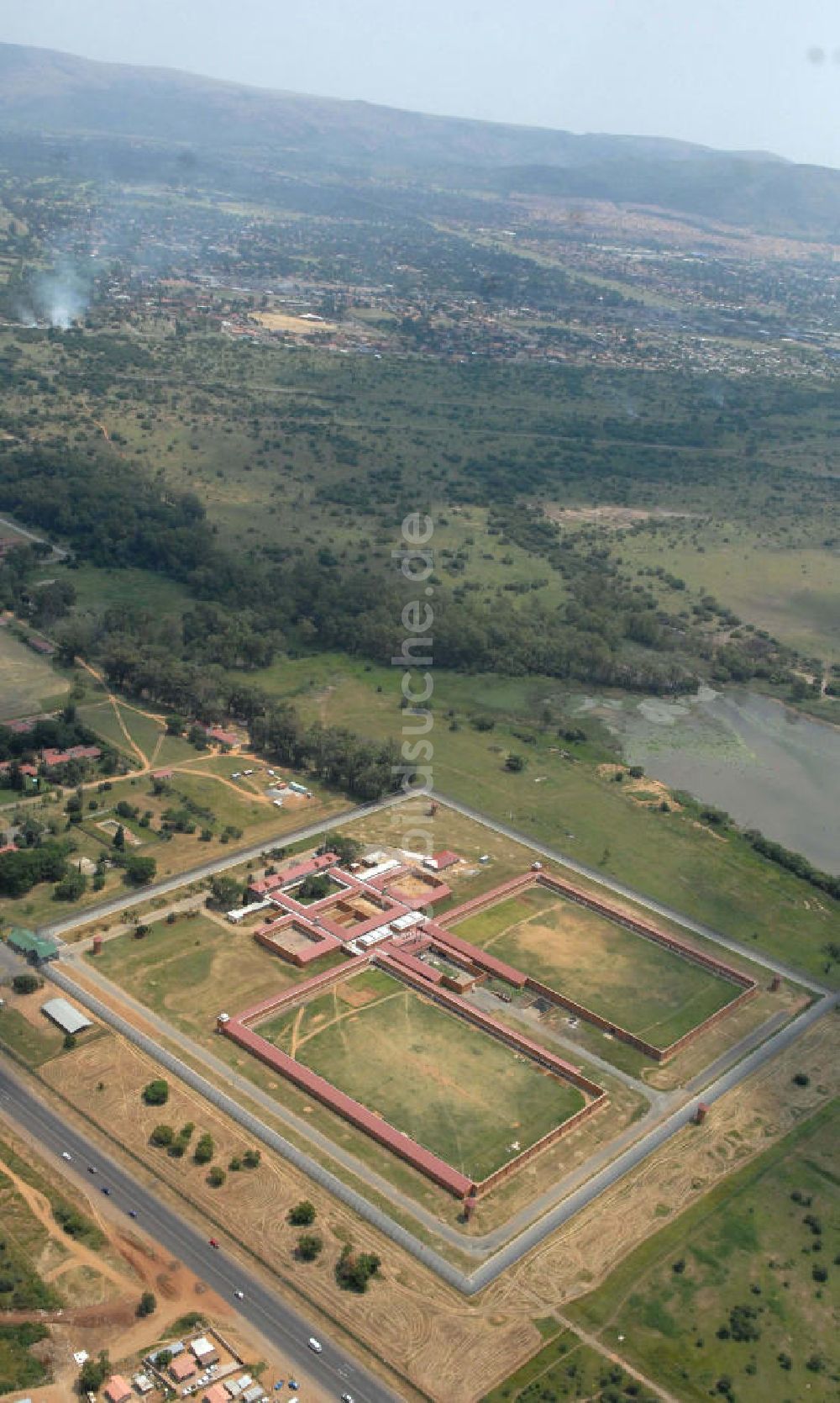 Luftbild Rustenburg - Gefängniss Rustenburg - Prison Rustenburg