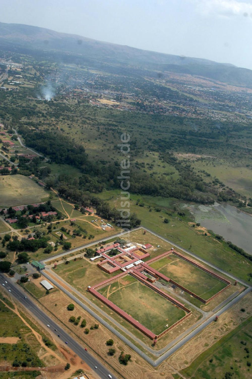 Rustenburg aus der Vogelperspektive: Gefängniss Rustenburg - Prison Rustenburg