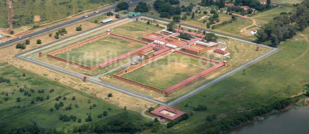 Luftaufnahme Rustenburg - Gefängniss Rustenburg - Prison Rustenburg