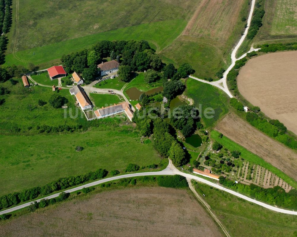 Luftaufnahme Anrode - Gehöft und Bauernhof in Anrode im Bundesland Thüringen, Deutschland