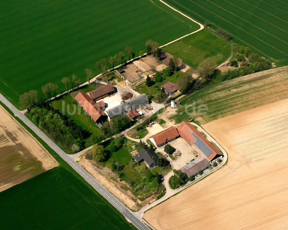 Ehethal von oben - Gehöft und Bauernhof in Ehethal im Bundesland Bayern, Deutschland