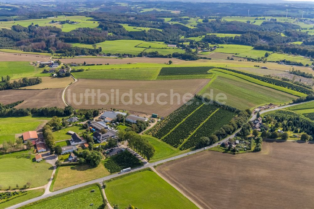 Luftaufnahme Ennepetal - Gehöft und Bauernhof in Ennepetal im Bundesland Nordrhein-Westfalen, Deutschland