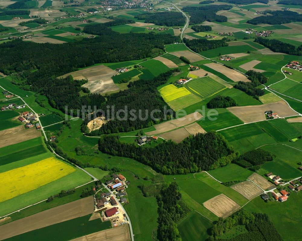 Luftbild Großwimm - Gehöft und Bauernhof in Großwimm im Bundesland Bayern, Deutschland