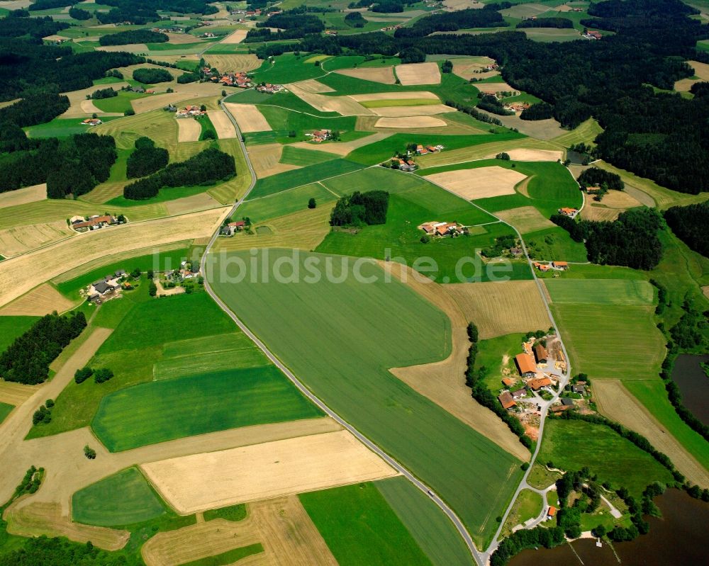 Luftaufnahme Göttlingerhöfen - Gehöft und Bauernhof in Göttlingerhöfen im Bundesland Bayern, Deutschland