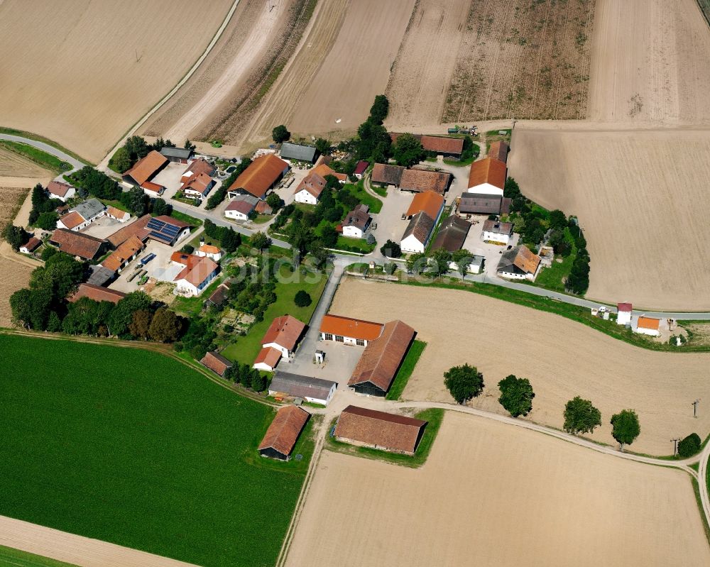 Luftaufnahme Haberkofen - Gehöft und Bauernhof in Haberkofen im Bundesland Bayern, Deutschland