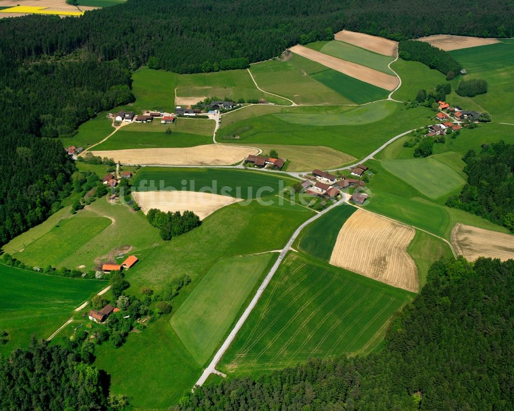 Luftbild Haibach - Gehöft und Bauernhof in Haibach im Bundesland Bayern, Deutschland