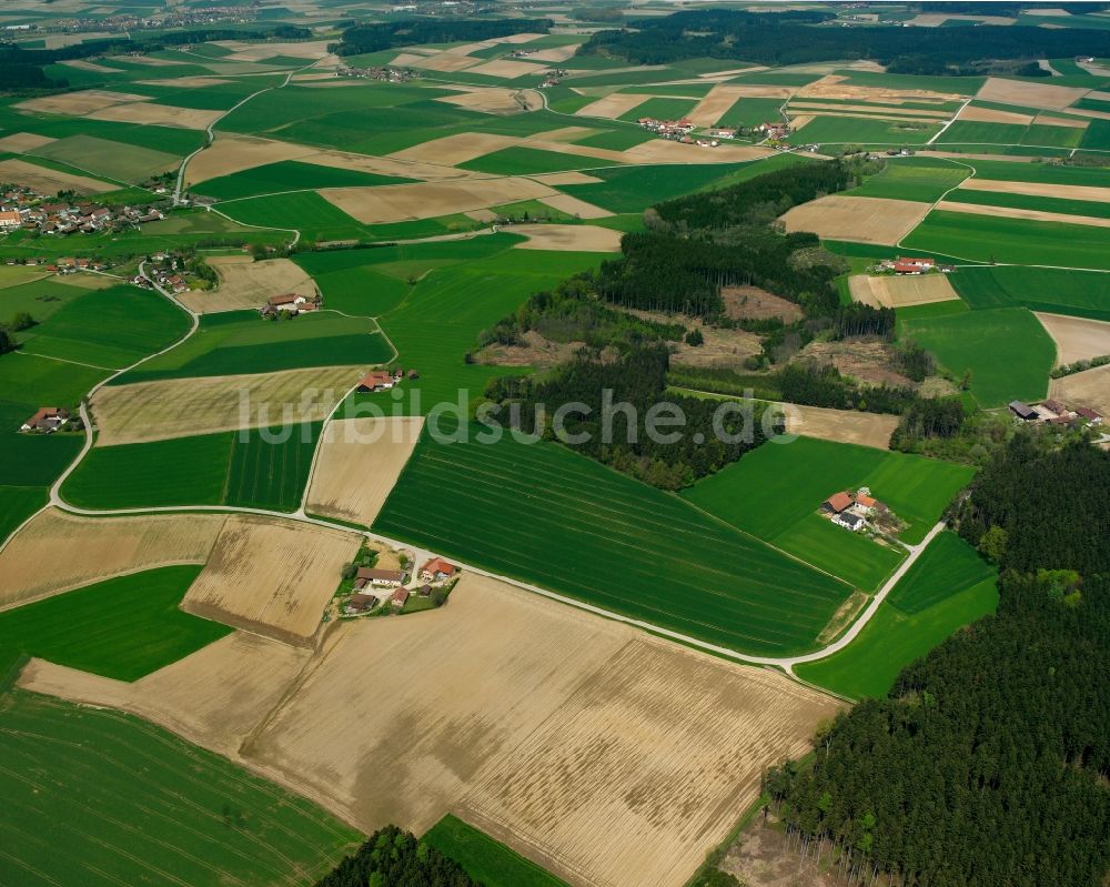 Hailing aus der Vogelperspektive: Gehöft und Bauernhof in Hailing im Bundesland Bayern, Deutschland