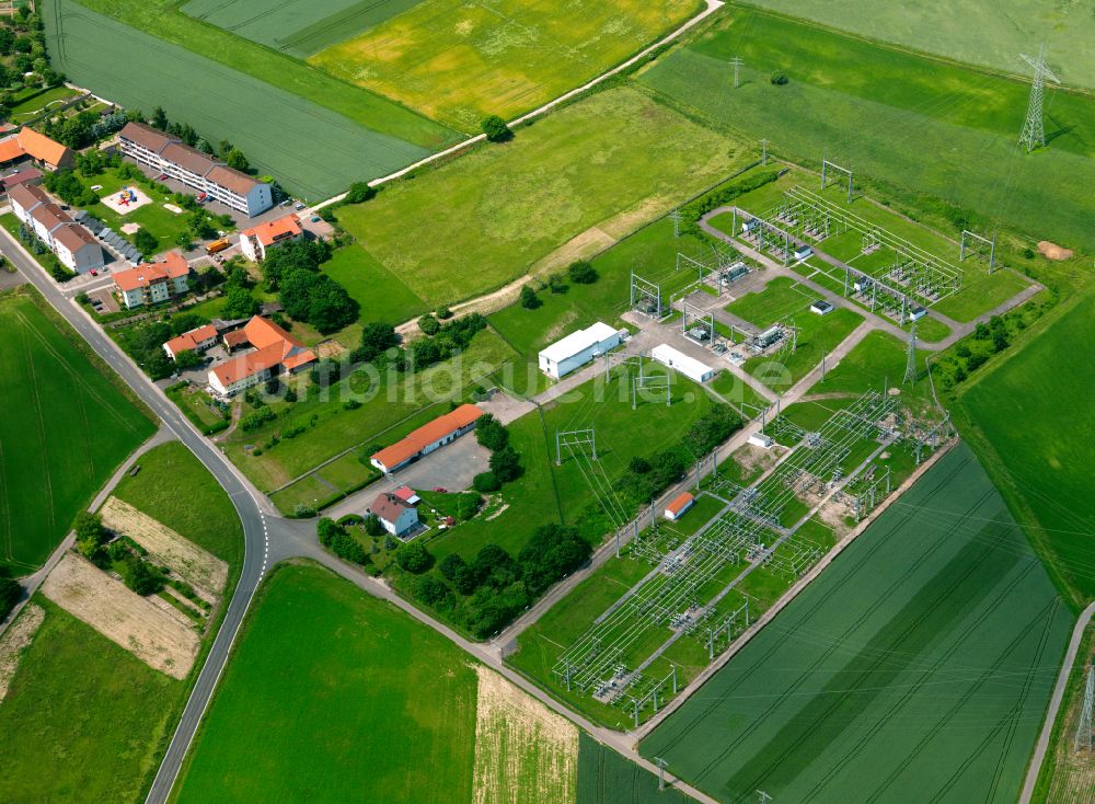 Kerzenheim aus der Vogelperspektive: Gehöft und Bauernhof in Kerzenheim im Bundesland Rheinland-Pfalz, Deutschland