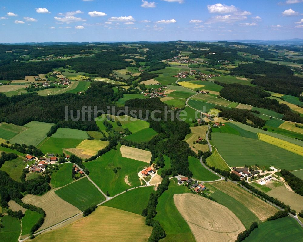 Luftbild Krähhof - Gehöft und Bauernhof in Krähhof im Bundesland Bayern, Deutschland