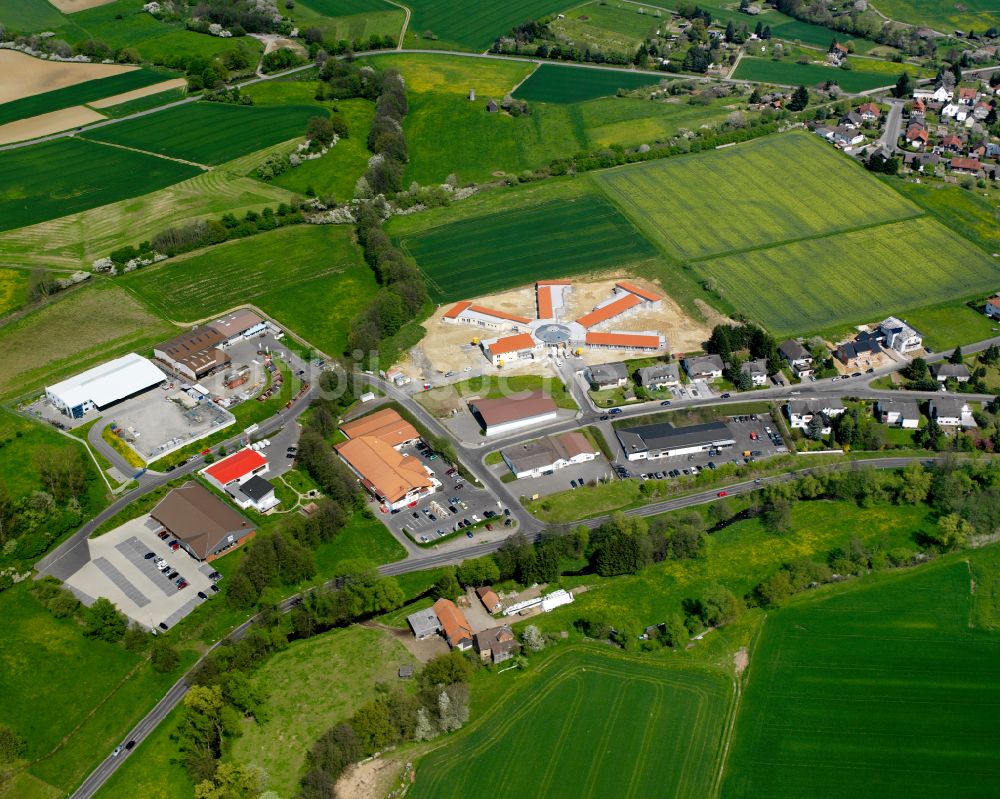 Londorf aus der Vogelperspektive: Gehöft und Bauernhof in Londorf im Bundesland Hessen, Deutschland