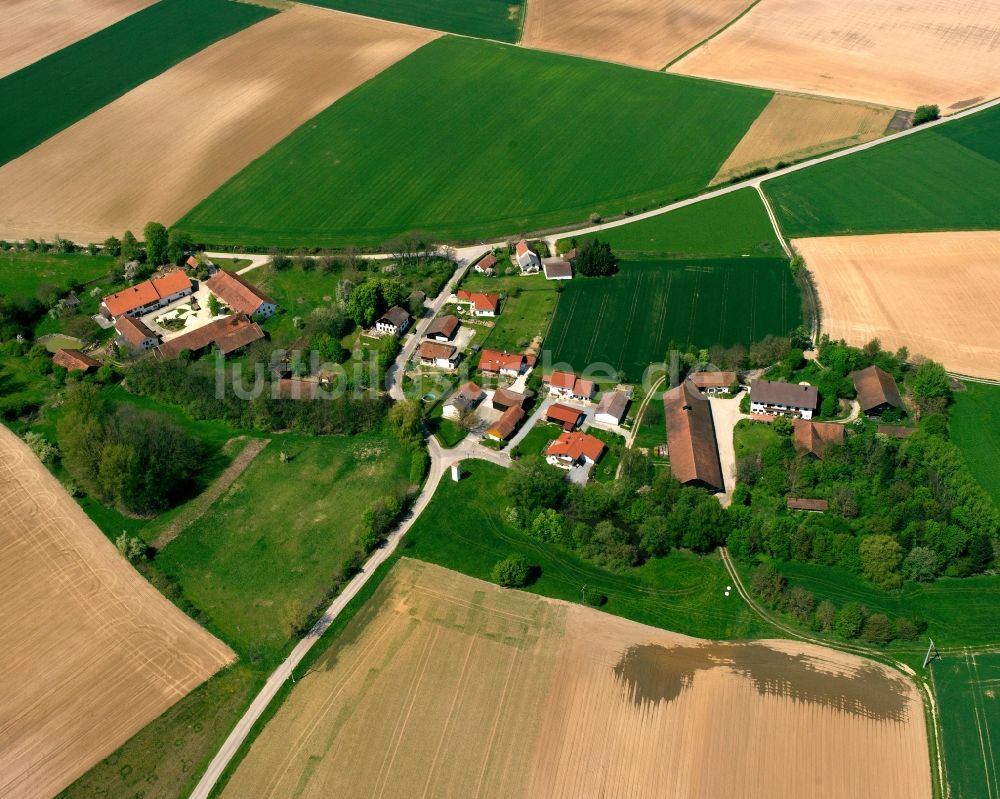 Luftbild Matting - Gehöft und Bauernhof in Matting im Bundesland Bayern, Deutschland