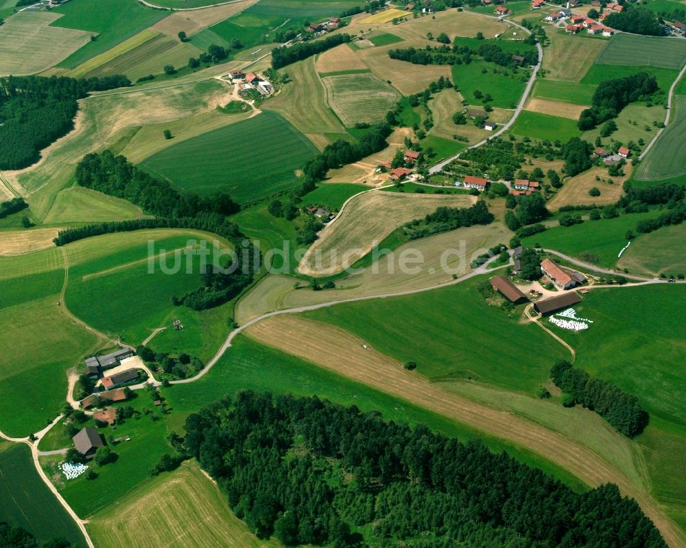 Luftaufnahme Meidendorf - Gehöft und Bauernhof in Meidendorf im Bundesland Bayern, Deutschland