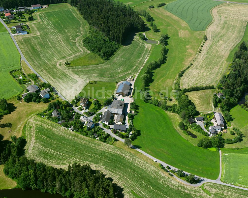 Luftaufnahme Köditz - Gehöft und Bauernhof Mergner-Hof in Köditz im Bundesland Bayern, Deutschland