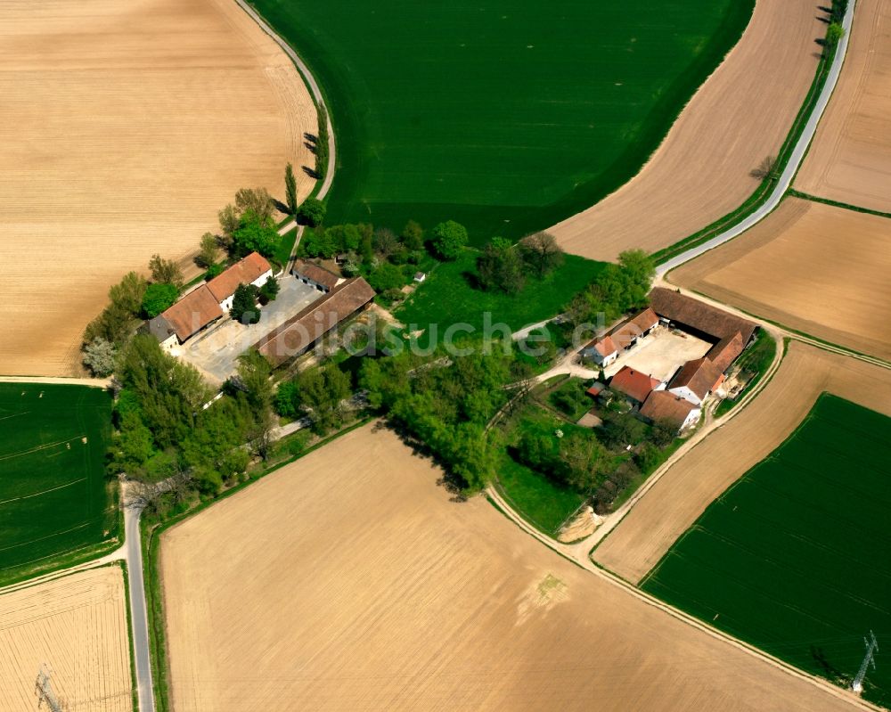 Luftbild Oberast - Gehöft und Bauernhof in Oberast im Bundesland Bayern, Deutschland