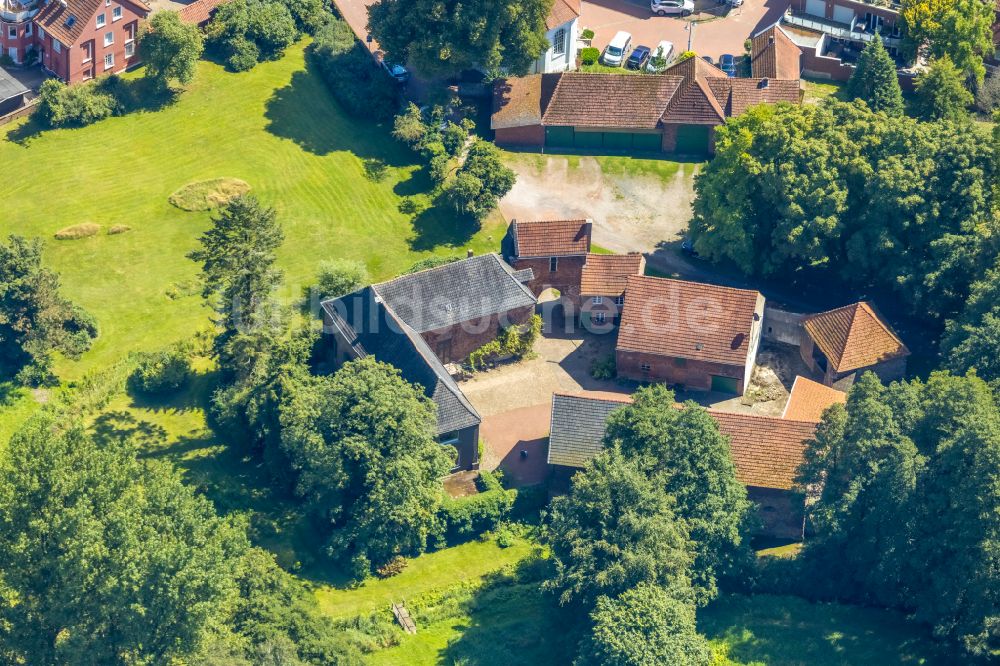 Schermbeck von oben - Gehöft und Bauernhof in Schermbeck im Bundesland Nordrhein-Westfalen, Deutschland