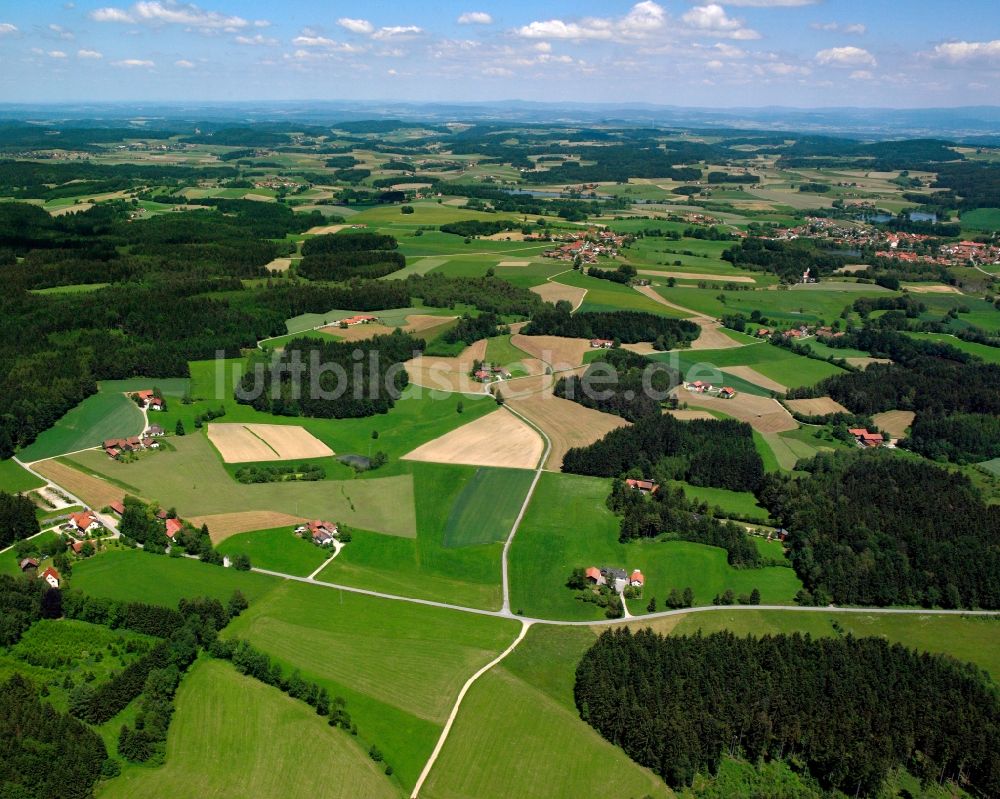 Luftbild Schiederhof - Gehöft und Bauernhof in Schiederhof im Bundesland Bayern, Deutschland