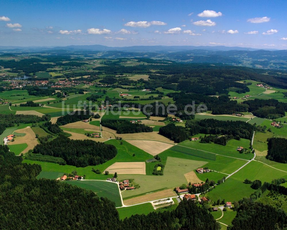 Luftaufnahme Schiederhof - Gehöft und Bauernhof in Schiederhof im Bundesland Bayern, Deutschland