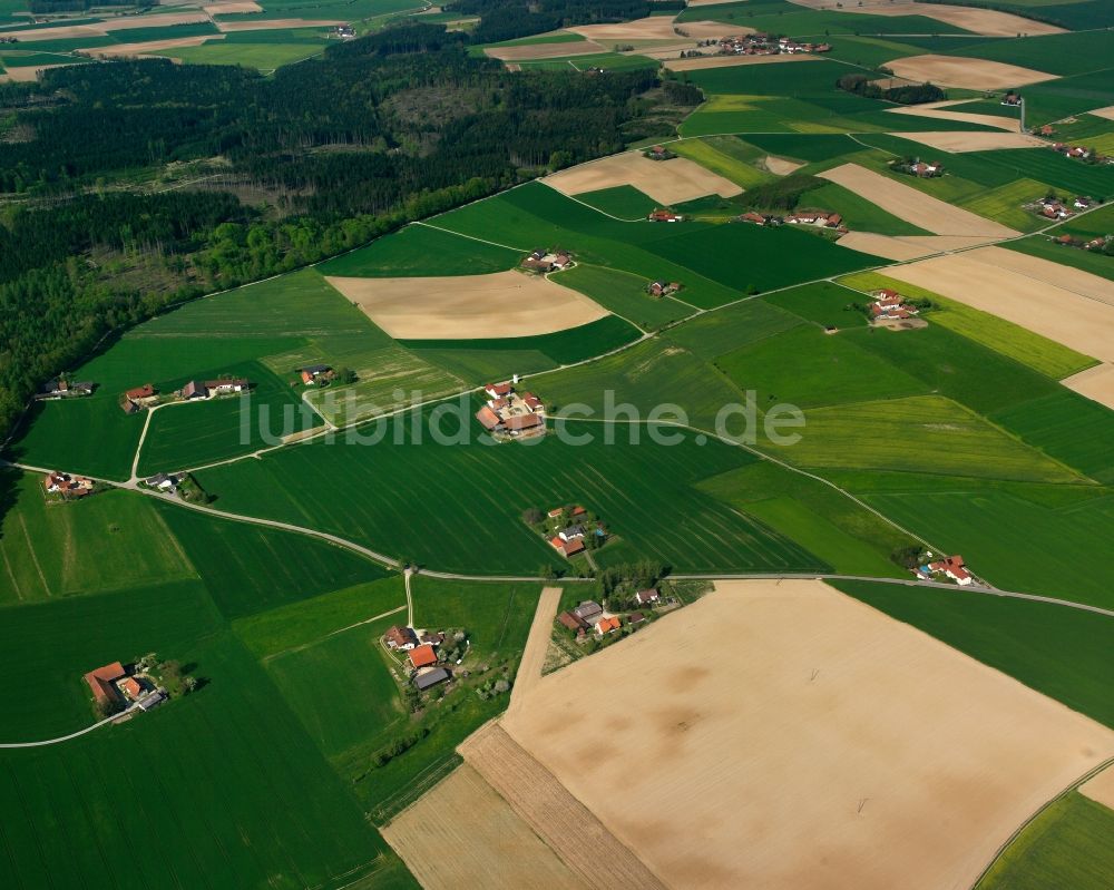 Luftaufnahme Schwimmbach - Gehöft und Bauernhof in Schwimmbach im Bundesland Bayern, Deutschland