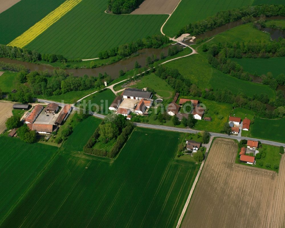 Luftbild Siegelsdorf - Gehöft und Bauernhof in Siegelsdorf im Bundesland Bayern, Deutschland