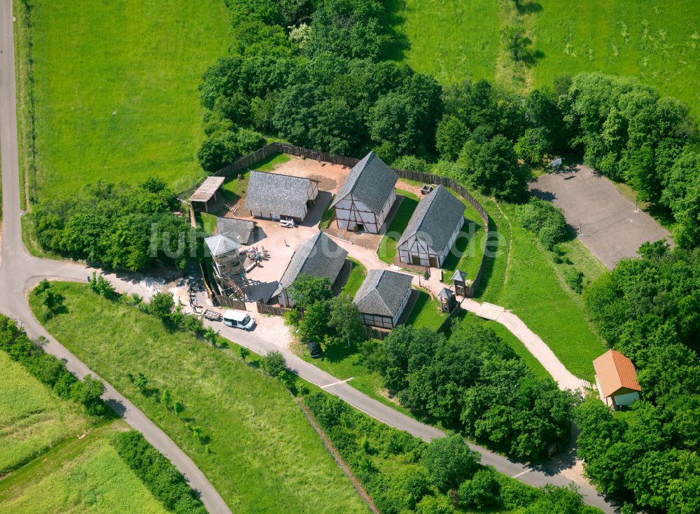 Luftbild Steinbach am Donnersberg - Gehöft und Bauernhof in Steinbach am Donnersberg im Bundesland Rheinland-Pfalz, Deutschland