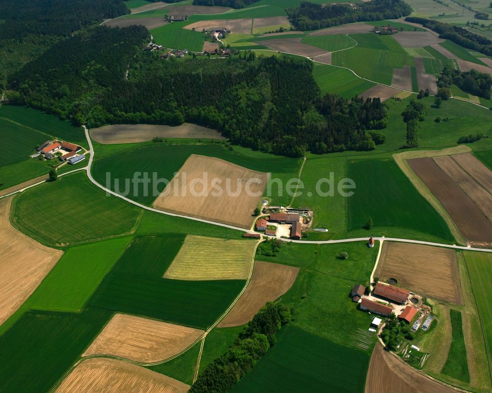 Luftbild Steindorf - Gehöft und Bauernhof in Steindorf im Bundesland Bayern, Deutschland